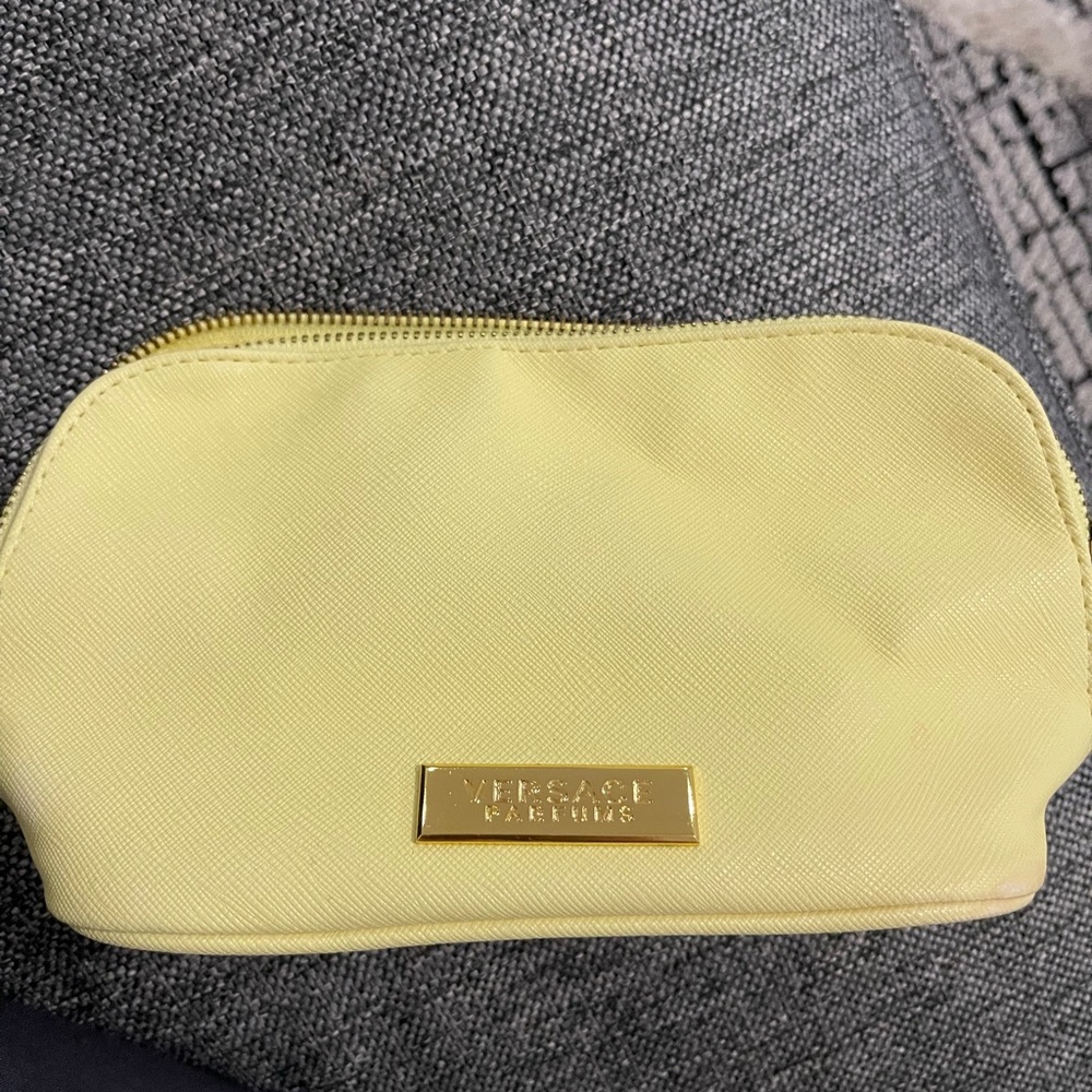Versace Perfume Yellow Cosmetic Case